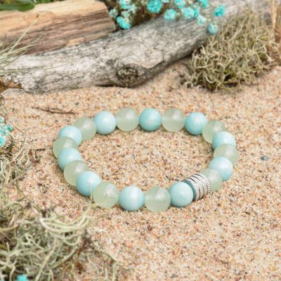 Bracelet d'amazonite et d'aventurine