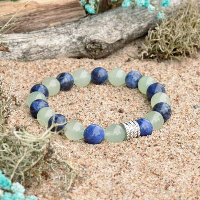 Bracelet d'aventurine et de sodalite