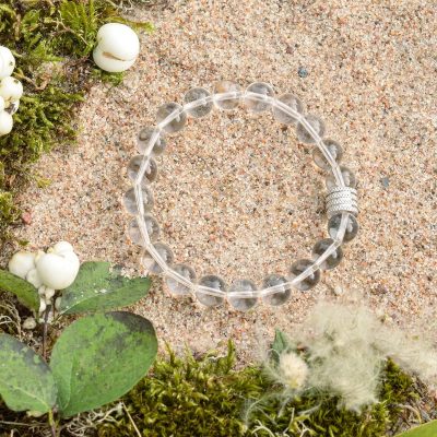 Bracelet de quartz clair