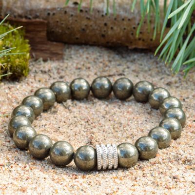 Bracelet en pyrite