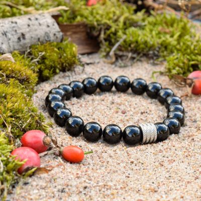 Bracelet en tourmaline noire (Sherlock)