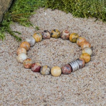 Bracelet en agate Crazy Lace