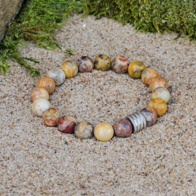 Bracelet en agate Crazy Lace